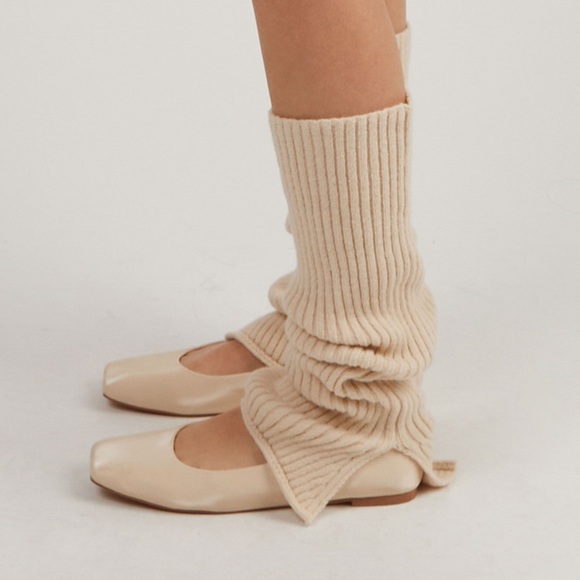 OAK + FORT Shoes - Oak + Fort Cream Ballet Flats